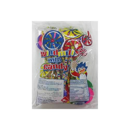 windmill with candy