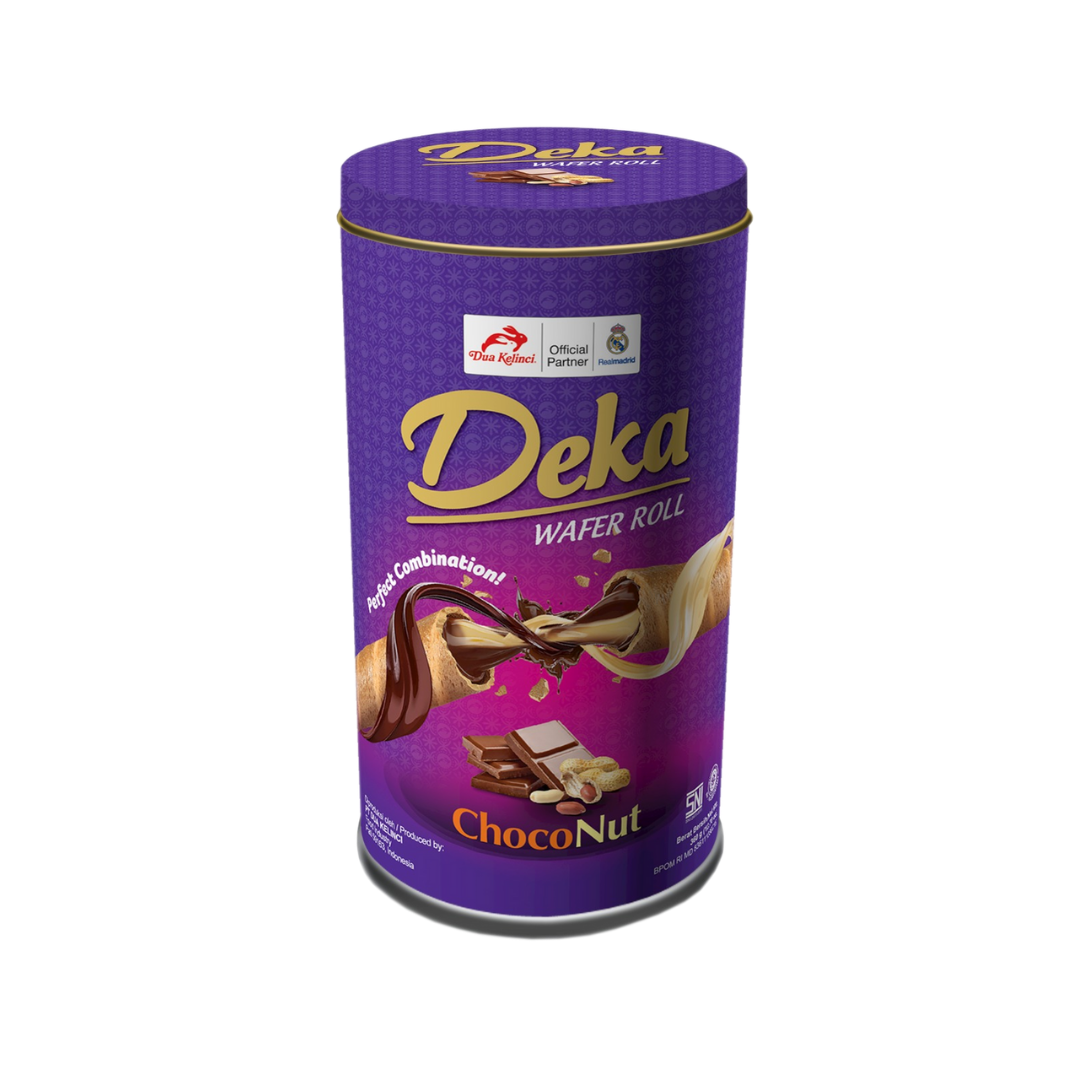 DEKA WAFER ROLL (CAN) - CHOCO NUT (30S)