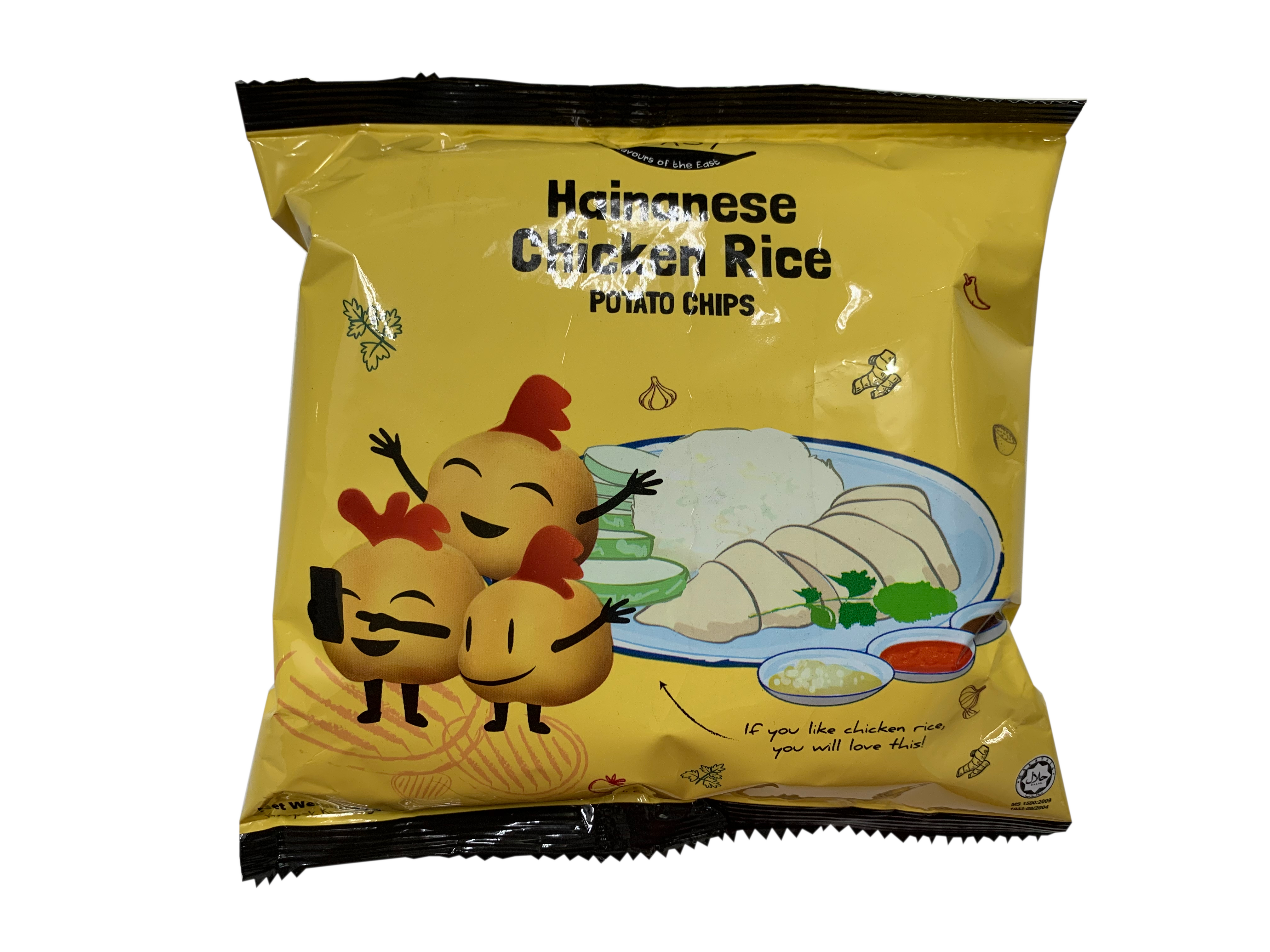 F.EAST POTATO CHIPS - HAINANESE CHICKEN RICE (22G)