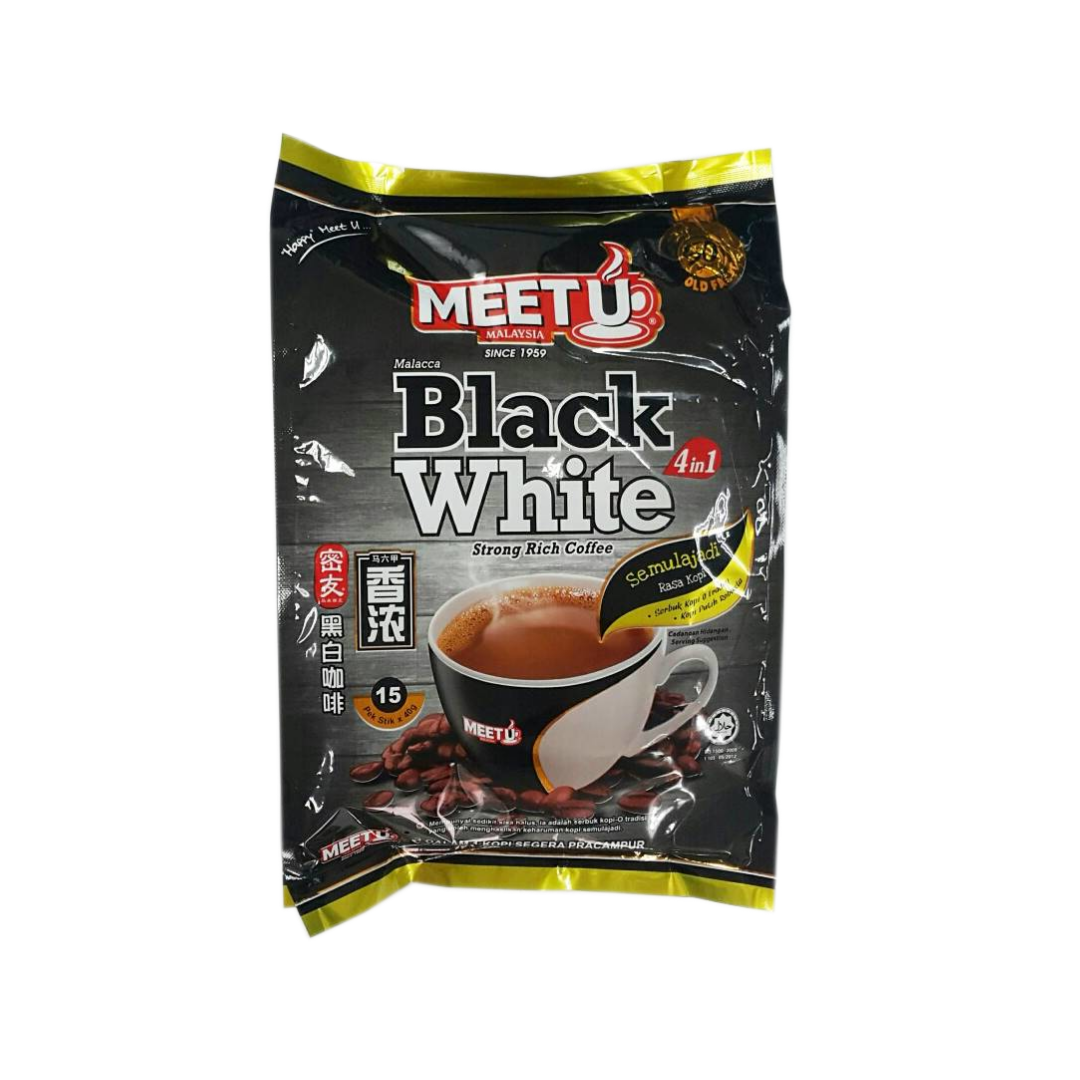 MEET U BLACK WHITE COFFEE (15 X 40G)