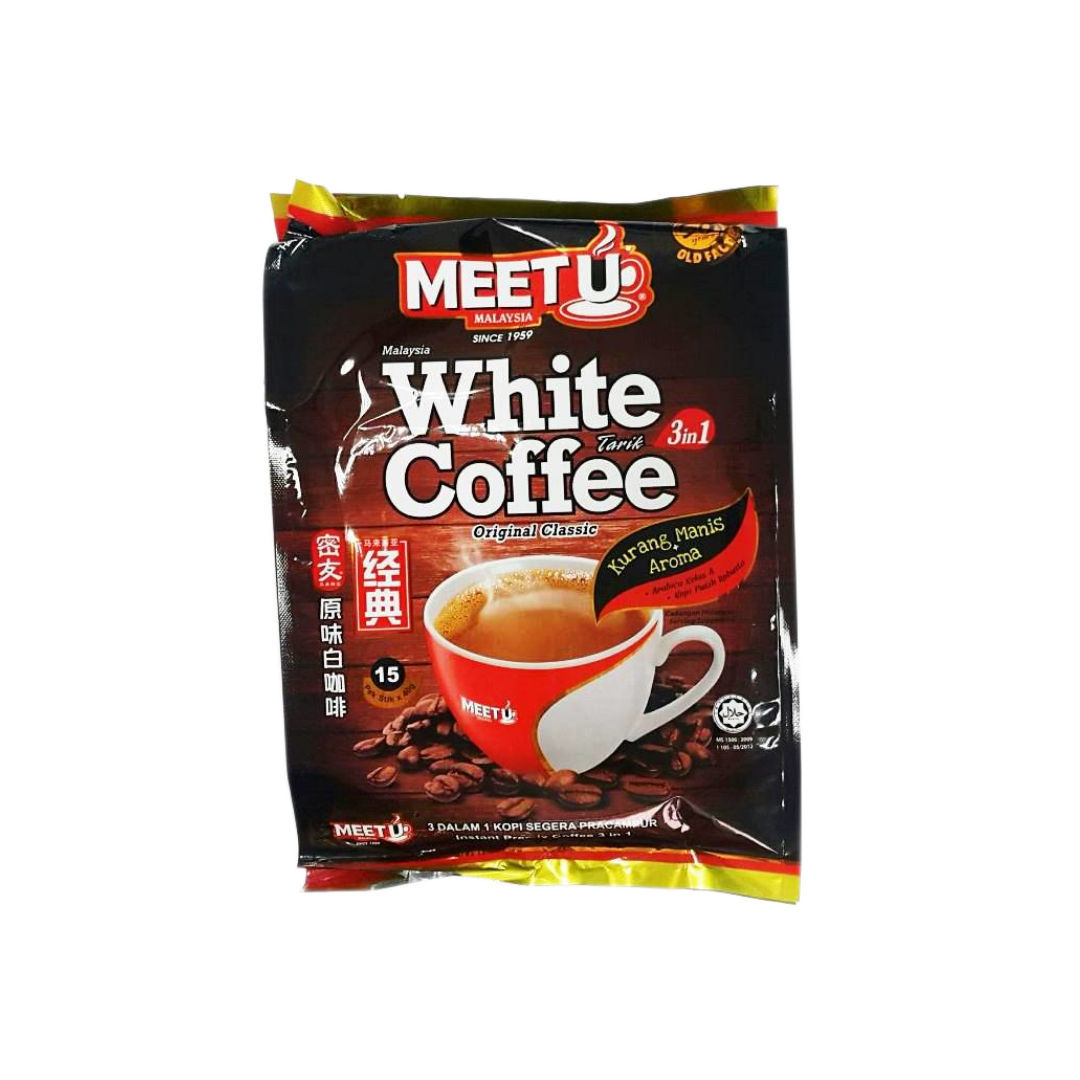 MEET U WHITE COFFEE 3 IN 1 (15 X 40G)