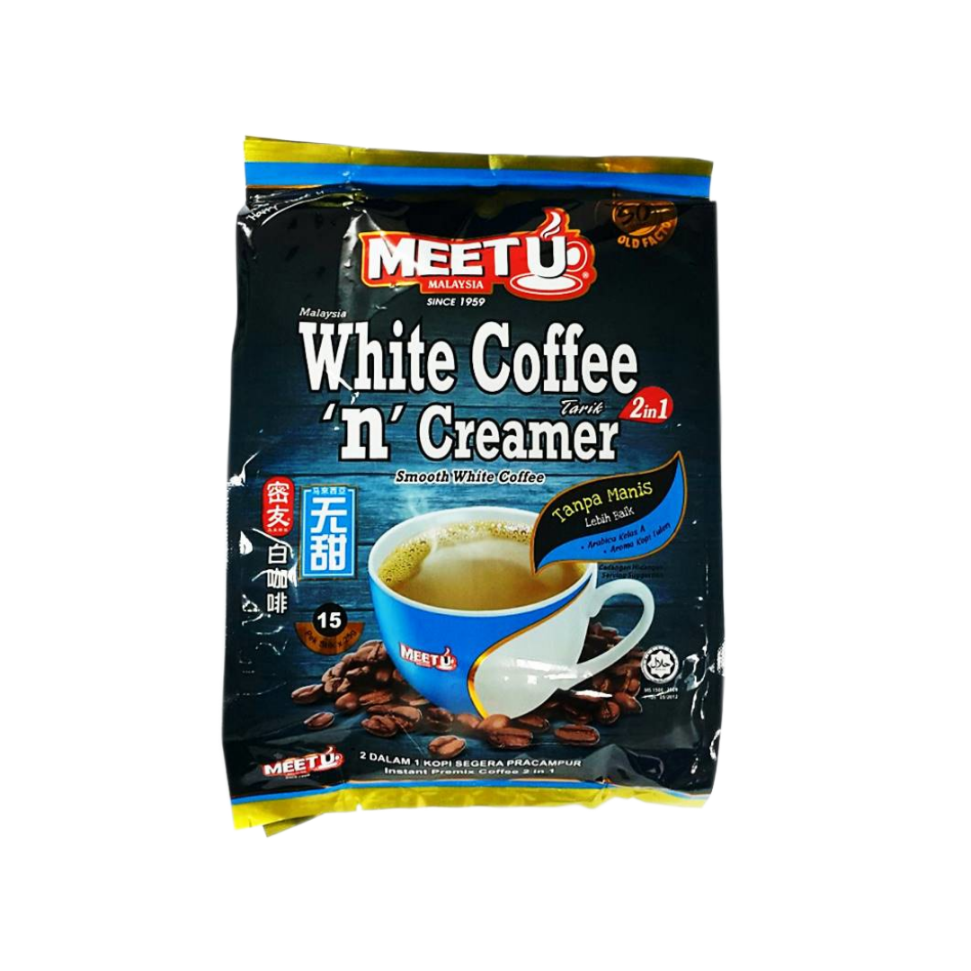 MEET U WHITE COFFEE N CREAMER (15 X 25G)
