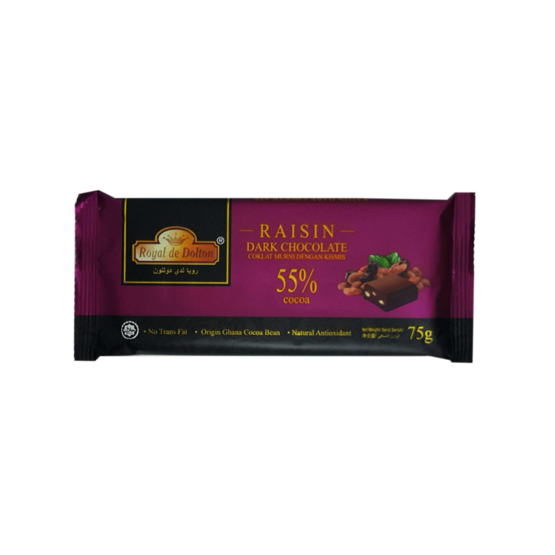 RDD DARK RAISIN CHOCO BAR - 55%
