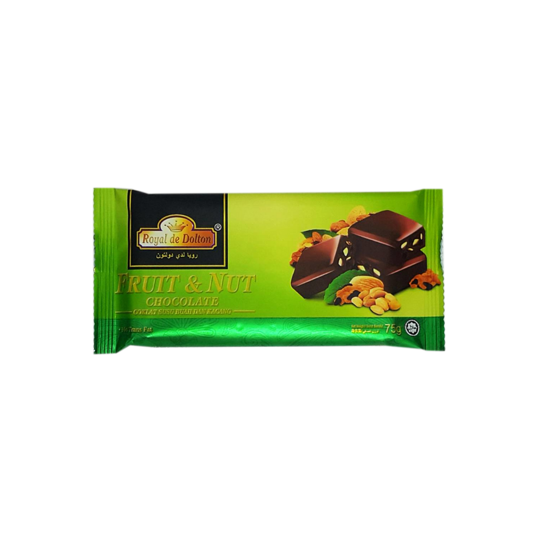 RDD FRUIT & NUT CHOCO BAR (75G)