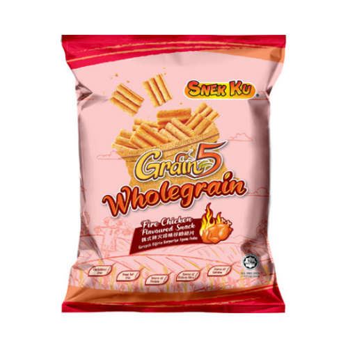 SNEKKU GRAIN5 WHOLEGRAIN - FIRE CHICKEN (50G)