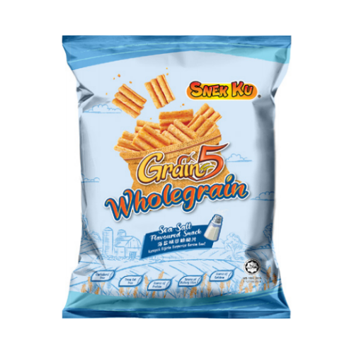 SNEKKU GRAIN5 WHOLEGRAIN - SEA SALT (50G)