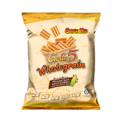 SNEKKU GRAIN5 WHOLEGRAIN - SWEET CORN (50G)