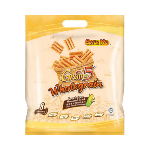 SNEKKU GRAIN5 WHOLEGRAIN - SWEET CORN (8S)